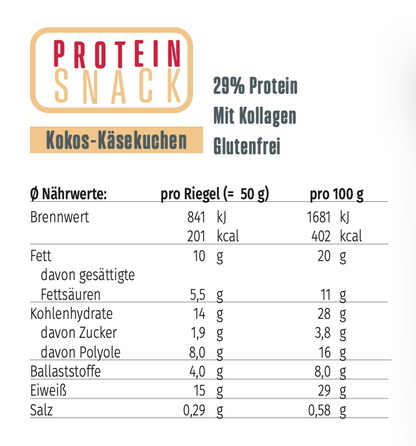 PROTEIN SNACK Box 20er Box (20x 50g)